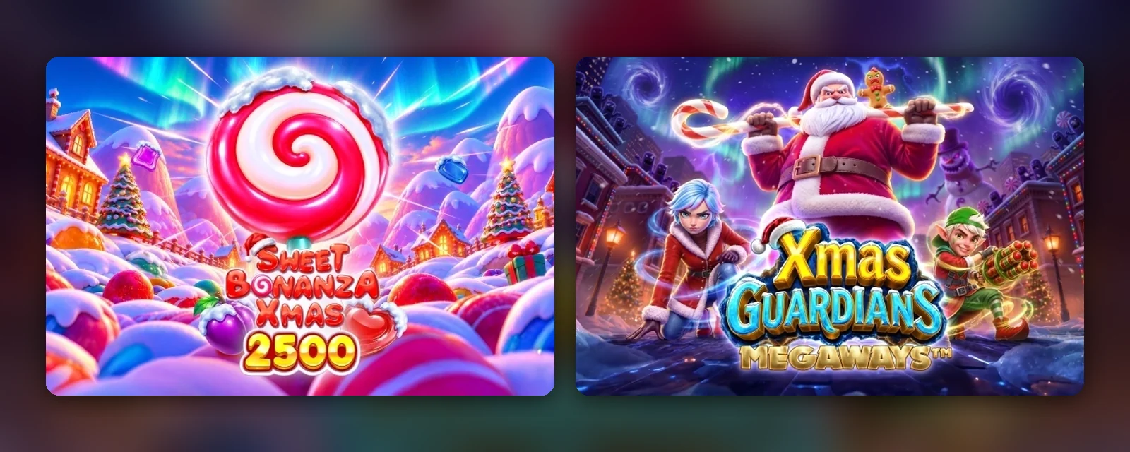 Pragmatic Play Sweet Bonanza Xmas 2500 e Christmas Guardians Megaways